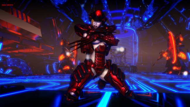 Обои картинки фото 3д графика, фантазия , fantasy, фон, взгляд, девушка