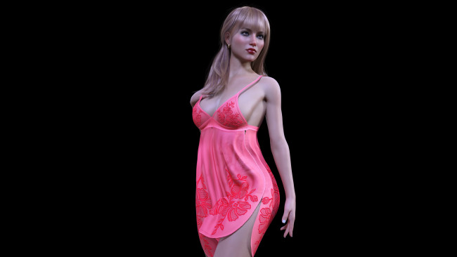 Обои картинки фото 3д графика, люди , people, фон, взгляд, девушка