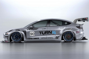 обоя автомобили, 3д, tesla