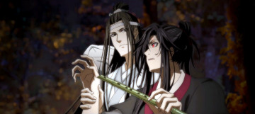 Картинка аниме mo+dao+zu+shi лань ванцзи вэй усянь флейта