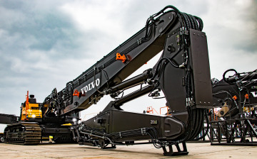 Картинка техника экскаваторы volvo