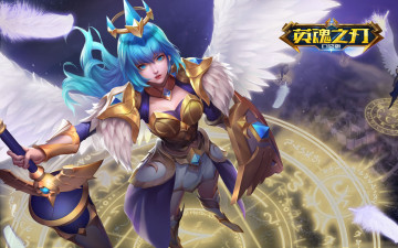 Картинка видео+игры heroes+evolved девушка оружие круги печати