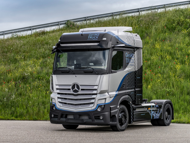 Обои картинки фото автомобили, mercedes trucks, mercedes