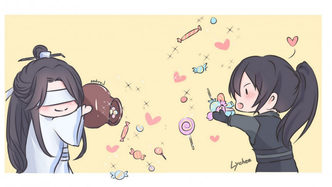 Обои картинки фото сюэ ян и сяо синчень, аниме, mo dao zu shi, the, untamed, неукротимый, повелитель, чэньцин, мосян, тунсю, mo, dao, zu, shi, магистр, дьявольского, культа