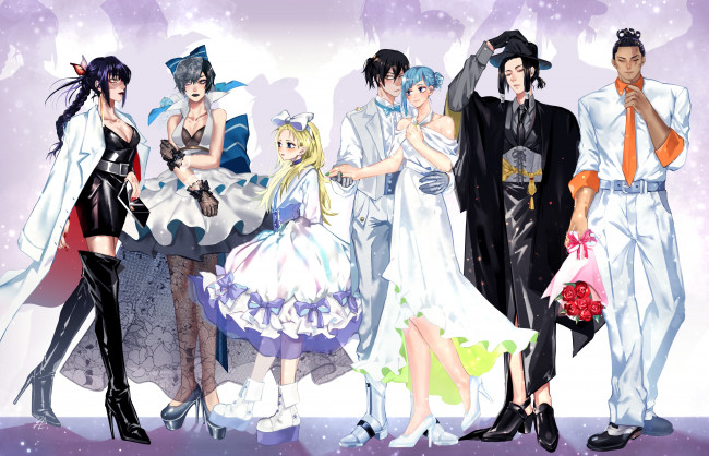 Обои картинки фото аниме, jujutsu kaisen, магическая, битва