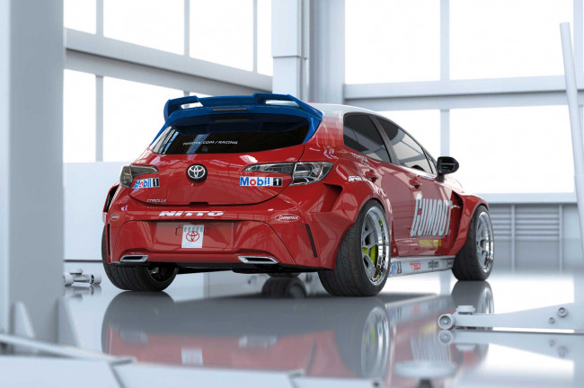 Обои картинки фото автомобили, 3д, toyota