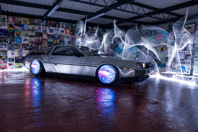 Обои картинки фото автомобили, 3д, dmc