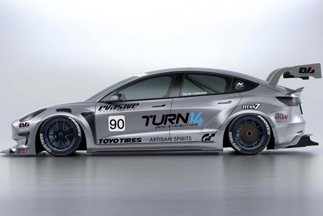 Обои картинки фото автомобили, 3д, tesla