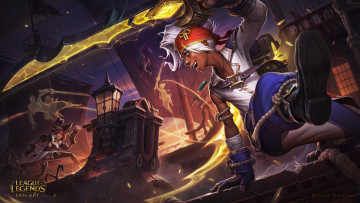 Картинка видео+игры league+of+legends пираты корабли оружие miss fortune