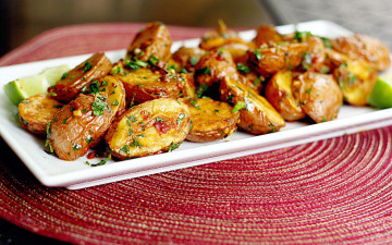 Картинка еда картофель запеченный клубни