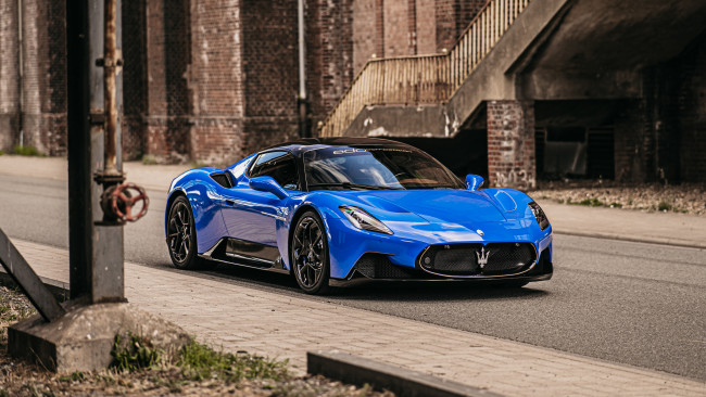 Обои картинки фото edo competition maserati mc20 coupe 2022, автомобили, maserati, competition, edo, mc20, coupe, синий, спортивный, мазерати