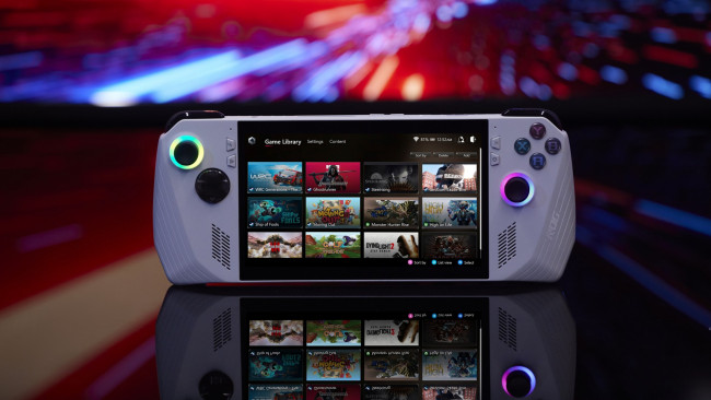 Обои картинки фото компьютеры, asus, игровая, консоль, rog, ally, console