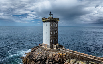обоя природа, маяки, море, маяк, волны, тучи