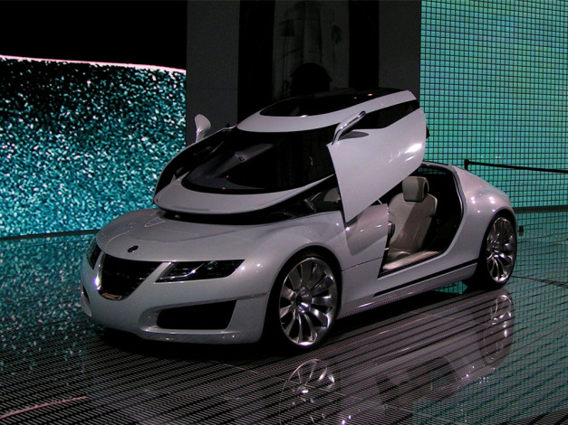 Обои картинки фото автомобили, saab
