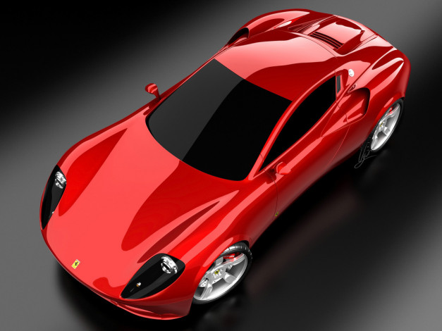 Обои картинки фото ferrari, concept, автомобили, 3д