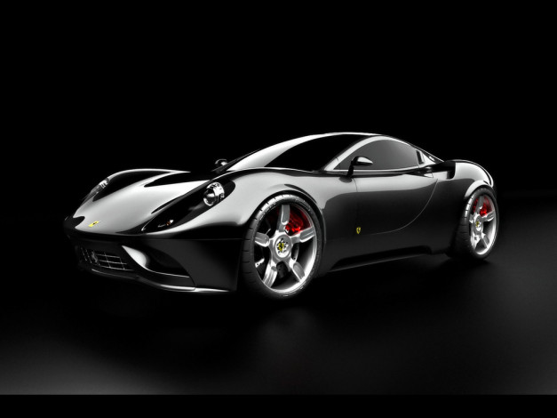 Обои картинки фото ferrari, concept, автомобили, 3д