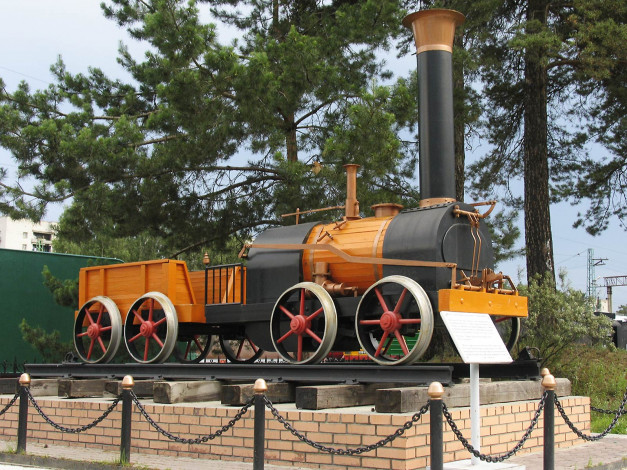 Обои картинки фото паровоз, Черепанова, техника, паровозы