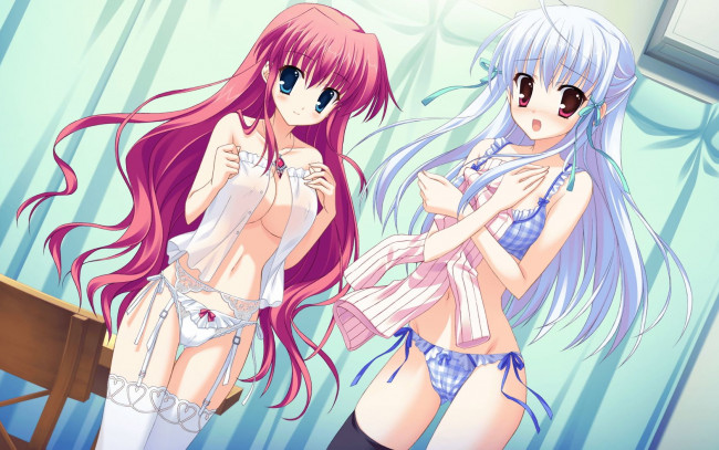 Обои картинки фото аниме, gift, eternal, rainbow