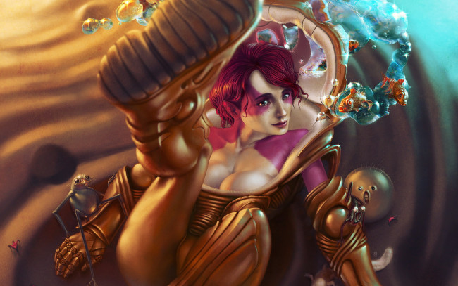 Обои картинки фото фэнтези, девушки