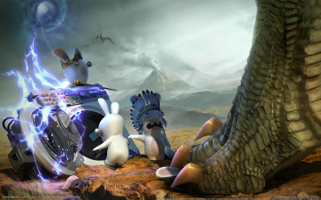 Картинка raving rabbids travel in time видео игры