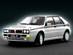 Картинка lancia delta hf integrale evoluzione martini автомобили