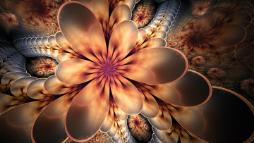 Картинка 3д графика fractal фракталы