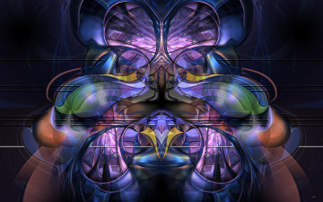 Картинка 3д графика fractal фракталы