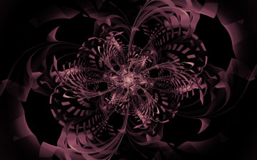 Картинка 3д графика fractal фракталы абстракции