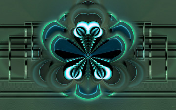 Картинка 3д графика fractal фракталы абстракции