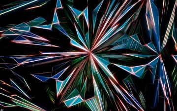 Картинка 3д графика fractal фракталы абстракции