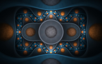 Картинка 3д графика fractal фракталы ромбы квадраты