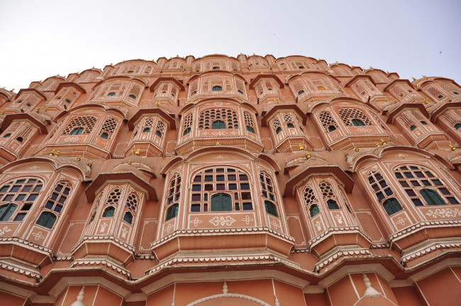 Обои картинки фото hawa, mahal, города, дворцы, замки, крепости, jaipur, india