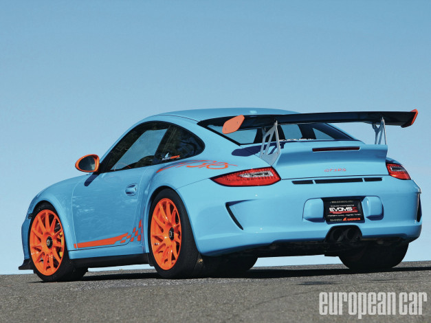 Обои картинки фото shark, werks, gt3, автомобили, porsche