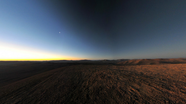 Обои картинки фото природа, поля, поле, утро, звезда