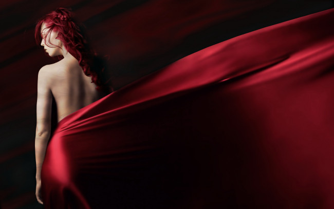 Обои картинки фото -Unsort Креатив, девушки, unsort, креатив, рижая, ткань