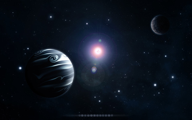 Обои картинки фото космос, арт, планеты
