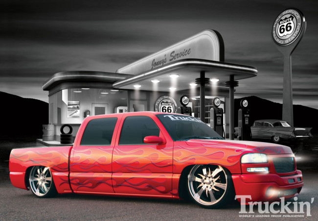 Обои картинки фото автомобили, custom, pick, up, truck