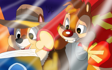 Картинка мультфильмы chip `n dale rescue rangers чип и дейл