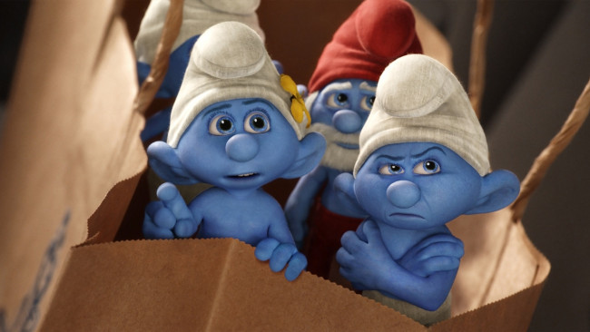 Обои картинки фото мультфильмы, the, smurfs, , 2
