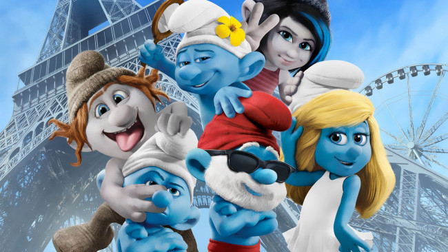 Обои картинки фото мультфильмы, the, smurfs, , 2