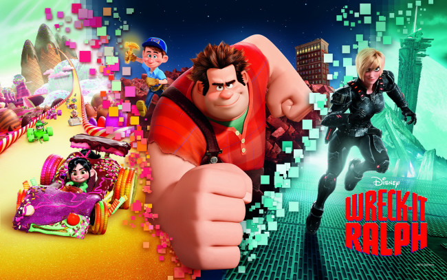 Обои картинки фото мультфильмы, wreck, it, ralph, ральф