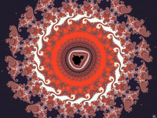 Картинка 3д+графика фракталы+ fractal фон узор цвета