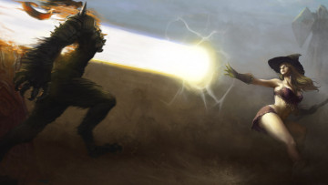 Картинка видео+игры league+of+legends девушка lux lol league of legends луч магия ведьма монстр