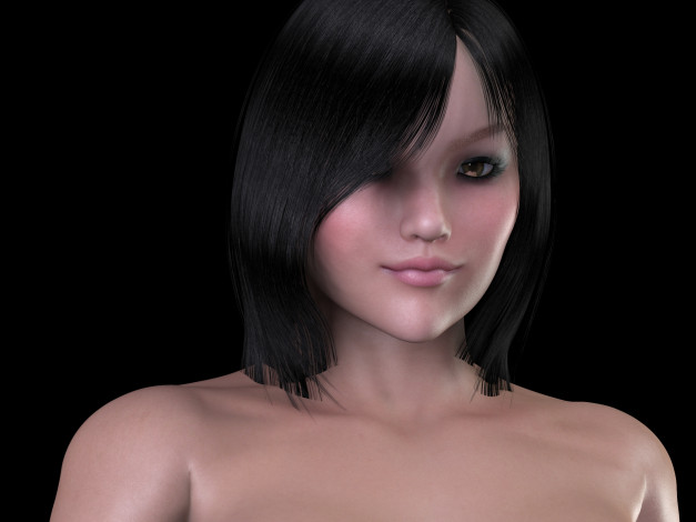 Обои картинки фото 3д графика, портрет , portraits, девушка, взгляд