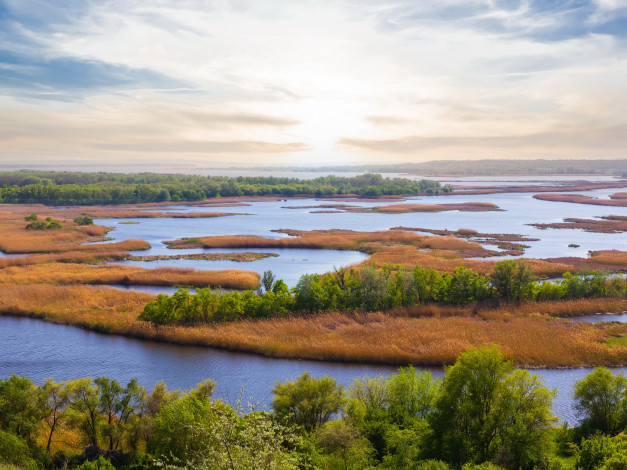 Обои картинки фото река ворскла  полтава, природа, реки, озера, полтав, ворскла, пейзаж, река