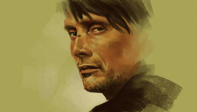 Обои картинки фото рисованные, люди, лицо