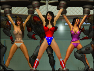 обоя lordsnot, 3д графика, фантазия , fantasy, фон, взгляд, девушки