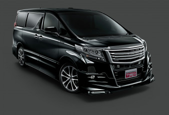 Картинка автомобили toyota trd alphard hybrid 2015г темный