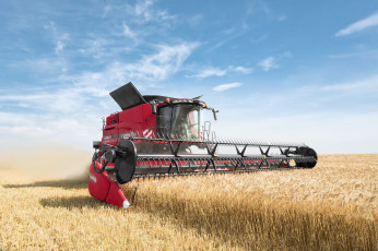 Картинка техника комбайны поле уборочная комбайн