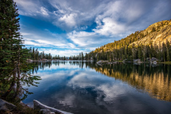 Картинка природа реки озера лес горы озеро отражение